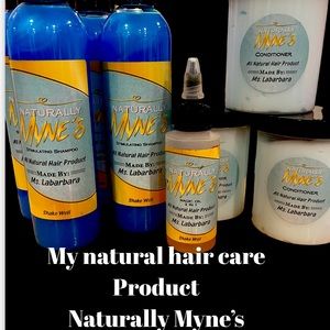 Naturally Myne’s hair care products